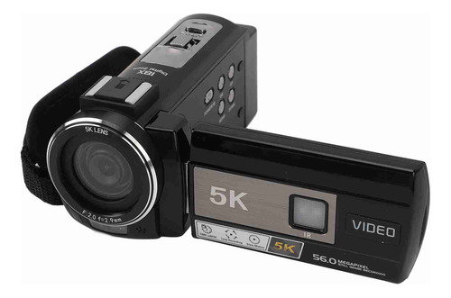 Videocámara Vlog Camera 5k Hd 56mp Con Pantalla Táctil De 3
