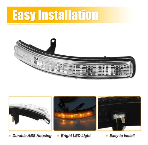 D Luz Señal Giro Espejo Izq For Ford Explorer 2011-2019