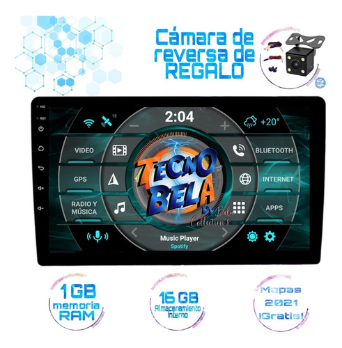 Imagen 6 de 6 de Autoestéreo Android 9' Honda City 2019-2021 Gps Mapas Camara