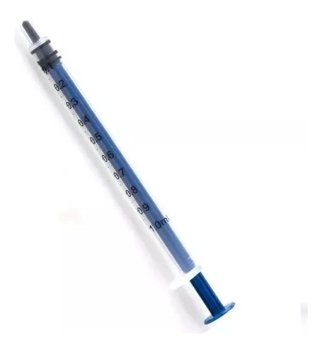 Jeringa Descartable 1ml Tuberculin Sin Aguja X 100 Unidades