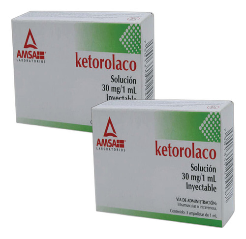 Ketorolaco Amsa Sol. Iny. 30 Mg 3 Amptas P2