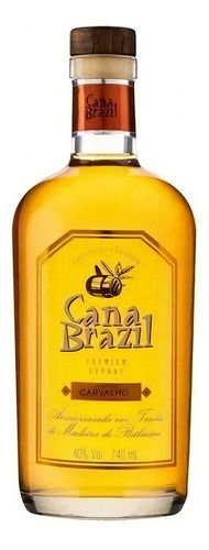 Cachaça Aguardente Cana Brazil Barril Carvalho 740ml Premium