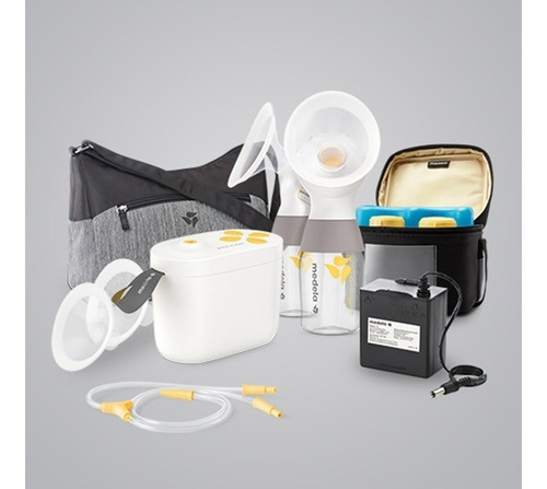 Imagen 2 de 6 de Medela Extractor Electrico Doble Modelo Con Hielera, 17 Pzas