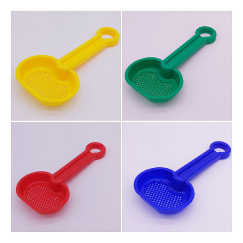 8 Palas De Arena Con Mango Corto, Cuchara, Juguete De Playa