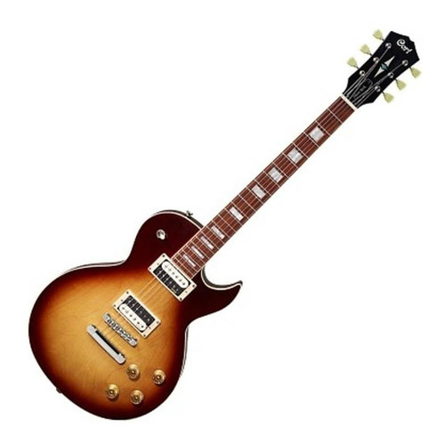 Imagen 2 de 3 de Guitarra eléctrica Cort CR Series CR300 single-cutaway de caoba aged vintage sunburst semi brillante con diapasón de jatoba