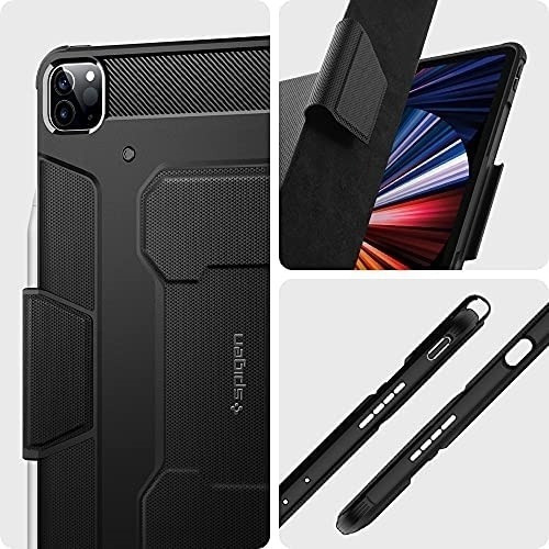 Imagen 2 de 6 de Funda Spigen iPad Pro 12.9 5th 2021 Rugged Armor Pro