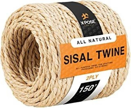 Cuerda De Sisal   Cuerda Fina De Fibra Natural En Carrete