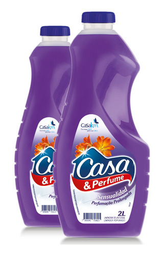 Kit 2 Limpador Multiuso Sensualidad Casa E Perfume 2l Cada