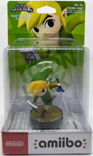 Amiibo Toon Link Super Smash Bros. Original Nintendo