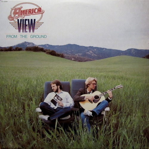 America - View From The Ground Lp Vinyl Acetato 1982 Imp Us 