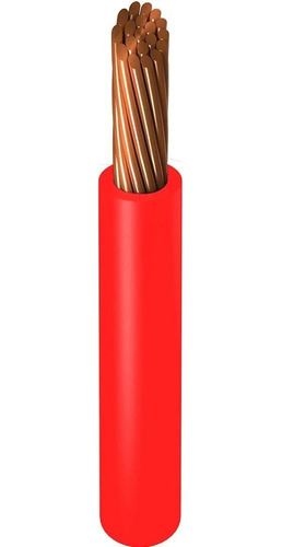 Cable Unipolar Argos Calibre 10  Color Rojo 100 Metros