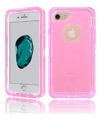 Funda Protector Para iPhone Antishock Transparente 360 