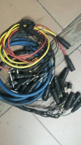 Cable Balanceado, Plug Recto  A Xrl Neutrik. Precio X Canal