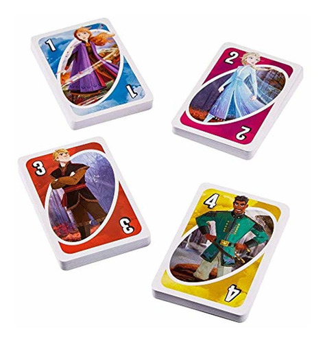Uno Juego De Mesa Con Diseño Frozen 2 - Mattel Games