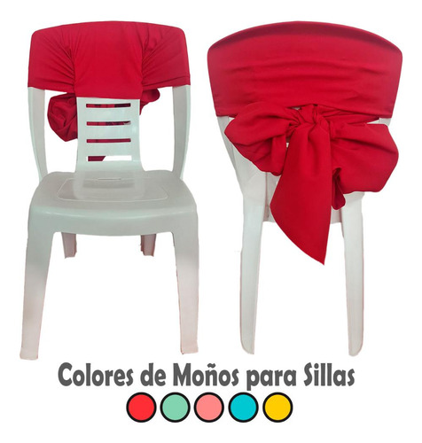 Alquiler Silla Plástica De Pvc Con Moño X10 Unid U R U