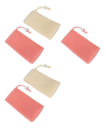 Bolsa De Jabón Foaming Net, 5 Unidades, De Malla Exfoliante