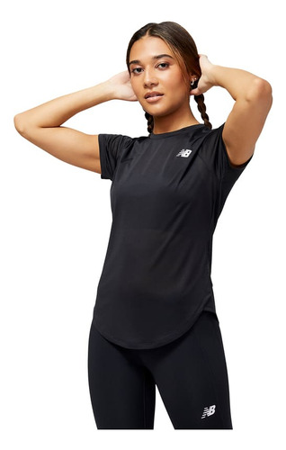 Remera N. Balance De Mujer - Wt23222bk Flex