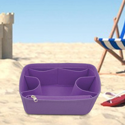 Bolsa De Fieltro Con Cremallera Y Bolsillo Para Medio