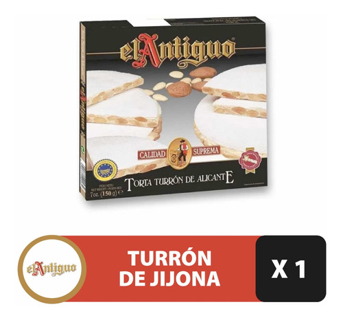 Torta Turrón De Alicante Español El Antiguo X 150 Grs. 