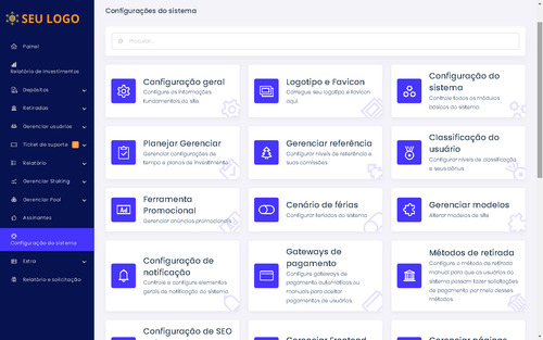 Sistema Completo Para Investimentos Php