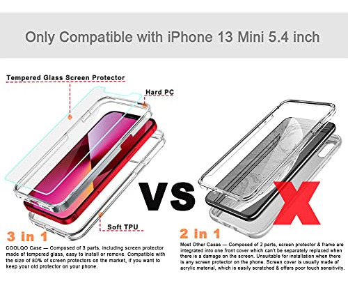 Capa De Silicone Transparente Para iPhone 13 Mini 5,4 Polega