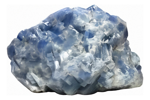 1 Piedra De 1 Kilo Aprox. Calcita Azul En Bruto, Escogida