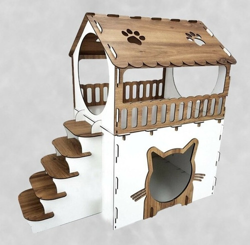 Casa Para Gatos Fabricado En Formica