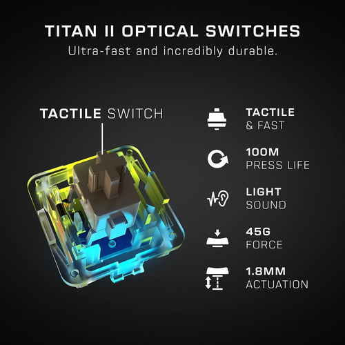 Roccat Vulcan Ii Max - Teclado Óptico Mecánico