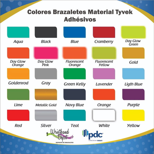 Brazalete Tyvek Adhesivo Tamaño 3/4 (1.000u.) Promoción.