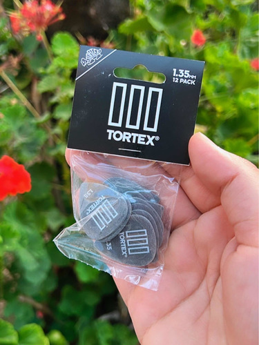 Uñetas De Guitarra Dunlop Tortex Flex 1.35 Mm Pack De 12