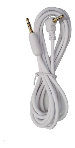 Cable Plug 3.5 A Plug 3.5 Blanco Reforzado 1.80m Wicked W3.5