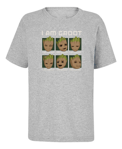 Marvel Playera Infantil I Am Groot Producto Oficial