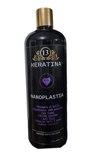 Keratina Nanoplastia Prof 1 Litro Reestructurarte E Antifriz