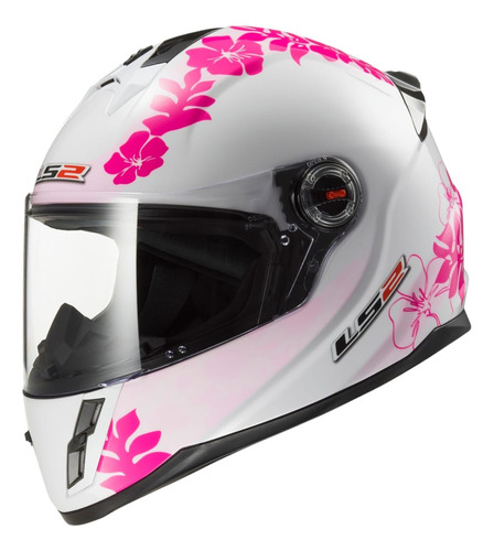 Casco Integral Ls2 Jr Vanity Blanco