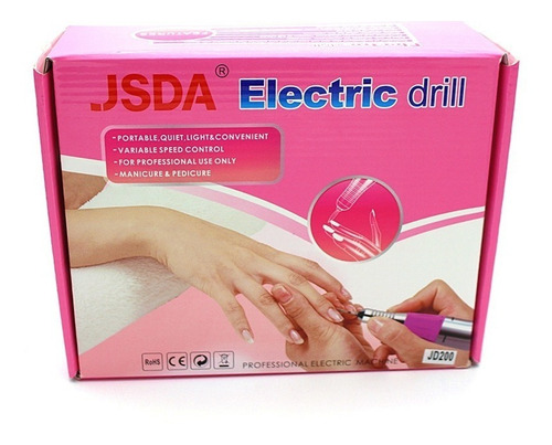 Imagen 5 de 8 de Torno Profesional Reversa Uñas Pedicura Manicura 30000 Rpm