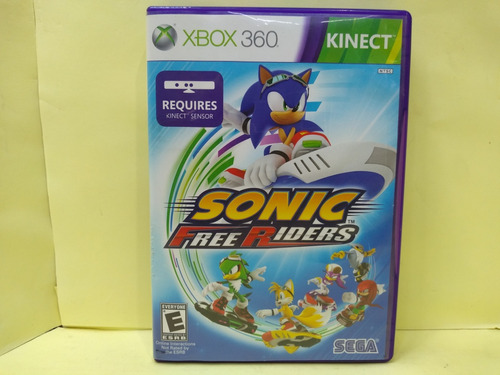 Sonic Free Riders Kinect Para Xbox 360 Original Físico Usado