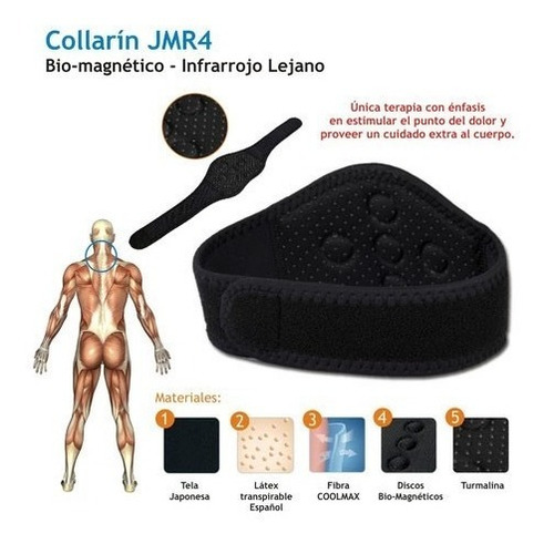 Protector De Cuello Jm - Jmr4 - Collarín Jm - Biomagnetismo