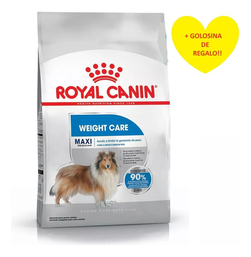 Royal Canin Perros Maxi Weight Care 10kg + Regalo!!