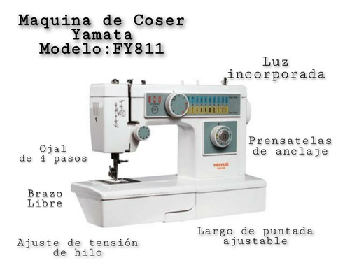 Maquina De Coser Yamata Modelo Fy811 