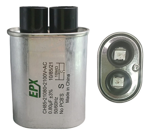 Capacitor Microondas Forno 0,80uf 2100v Alta Tensão Epx