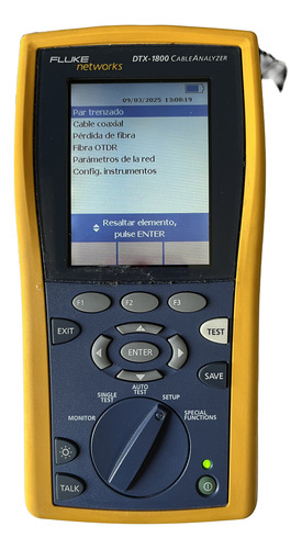 Certificador Dtx-1800 De Cobre Cat5e, 6 Y Fibra Opt Mm (Usado)