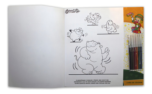 Divirta-se E Aprenda Com Patati Patatá - Animais, De Cristina Klein., Vol. 1. Editorial Blu Editora, Capa Mole Em Português