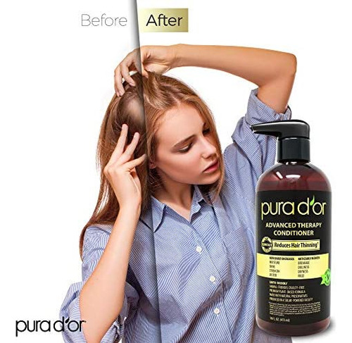 Condicionador De Terapia Avançada Pura Døor (16 Oz) Para Ma