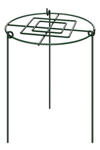 3 Jaulas Y Soportes Para Peonías, Anillos De 30x45cm