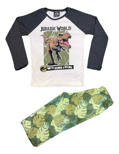 Pijama Polar Para Niño Jurassic World Diferentes Modelos