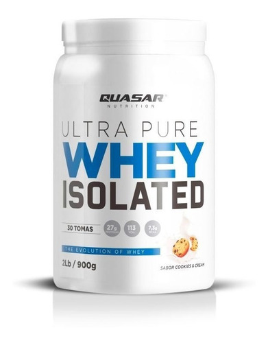 Proteina Whey Isolate Ultra Pure Quasar Nutrition 2lb