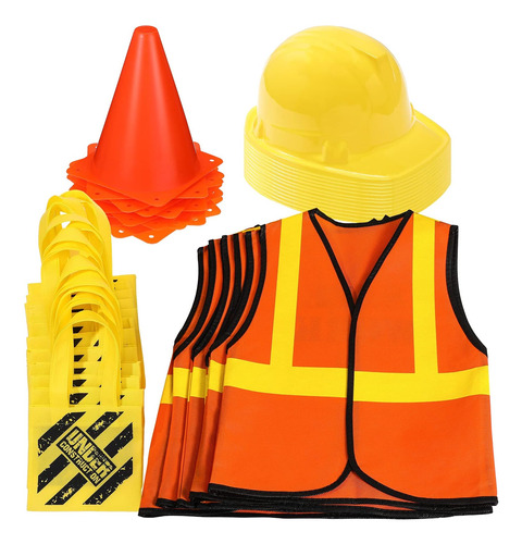 Gejoy 48 Piezas Suministros De Vestuario De Construcción Kit