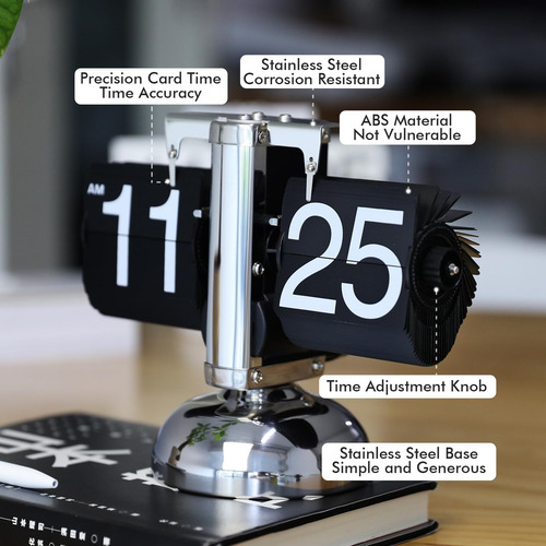 Reloj De Flip Scoage Reloj Mecánico De Diseño Retro De Diseñ