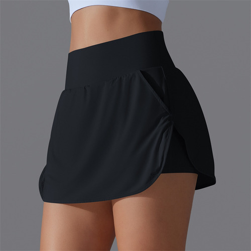 B 3003 Para Mujer, Cintura Elástica, Estilo Casual, Liso, De