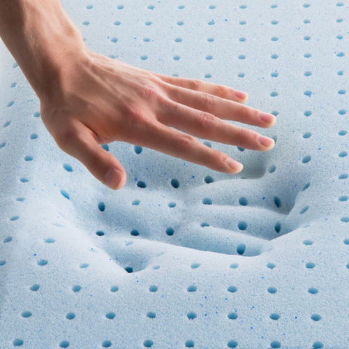 Weekender Almohada De Memory Foam De Gel Ventilado Queen Color Azul